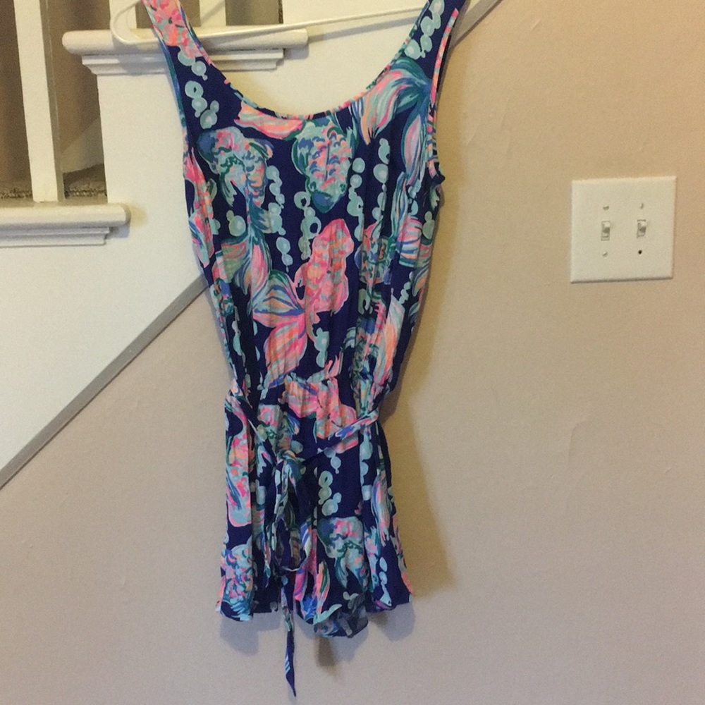 Barley worn Lilly Pulitzer romper